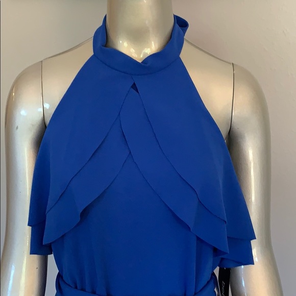 bebe Ruffled Halter Dress - Picture 2 of 7